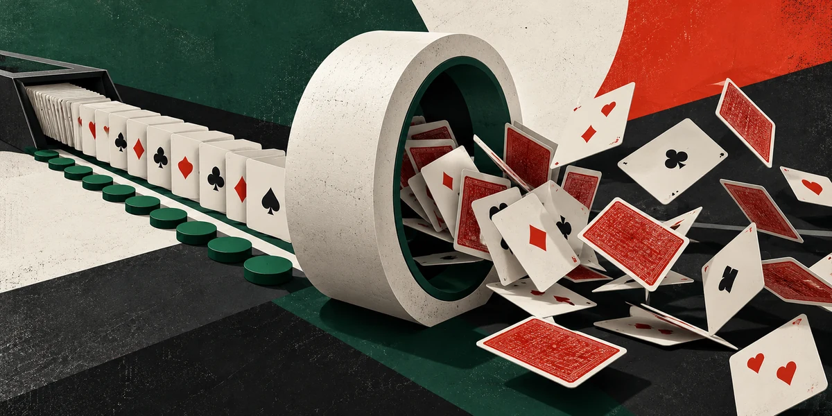 Ilustração do tema: Dá Para Contar Cartas Online? A Realidade do Embaralhamento