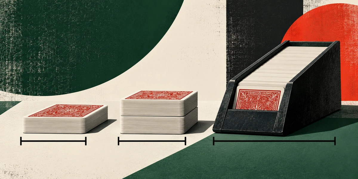 Ilustração do tema: Baralho Único, Duplo ou Sabot: O Que Realmente Muda