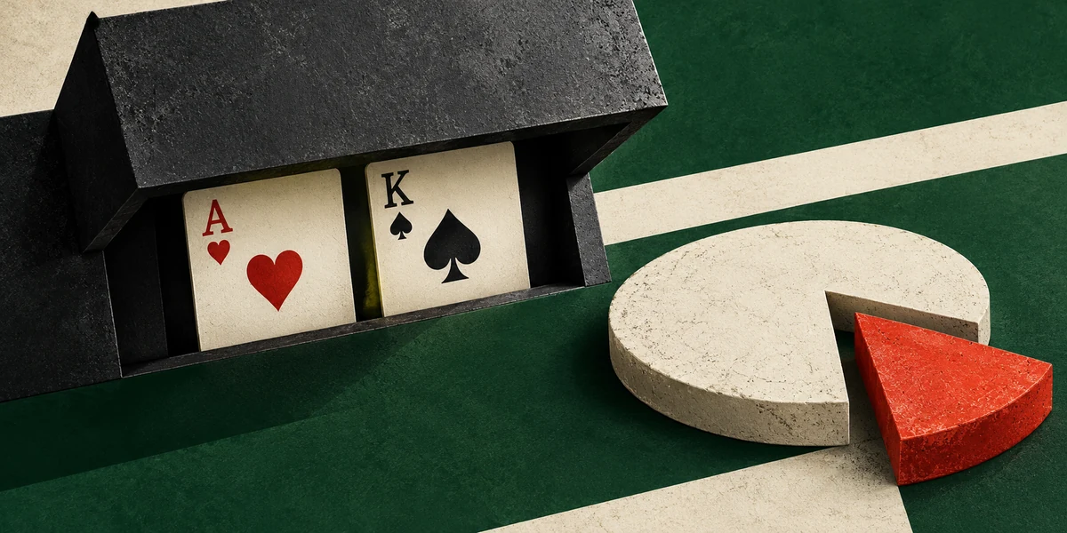 Ilustração do tema: Double Exposure: Ver as Duas Cartas do Dealer Tem Seu Preço