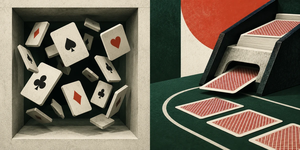 Ilustração do tema: RNG vs Dealer ao Vivo: Qual Jogo Você Está Jogando?